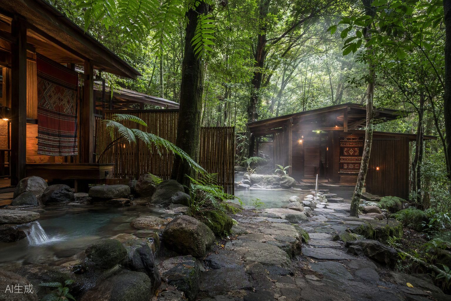森丘阪治 Trio 森林湯屋與木造建築